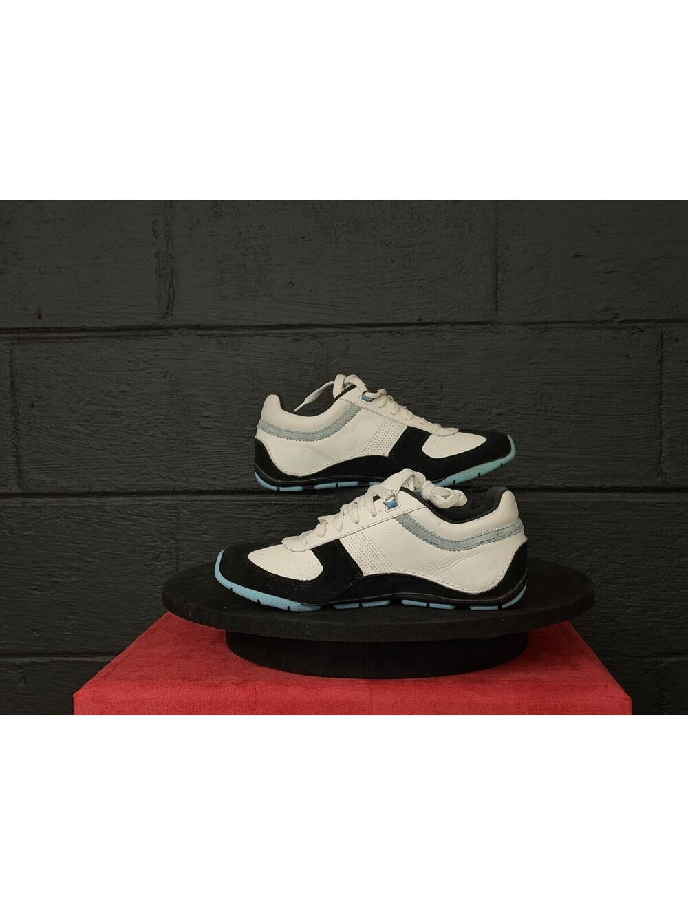 FILA Rock Chang Sneakers White Black Blue Mens 6.5 DS Rare LEY2K Vintage NWHOB - Picture 5 of 8